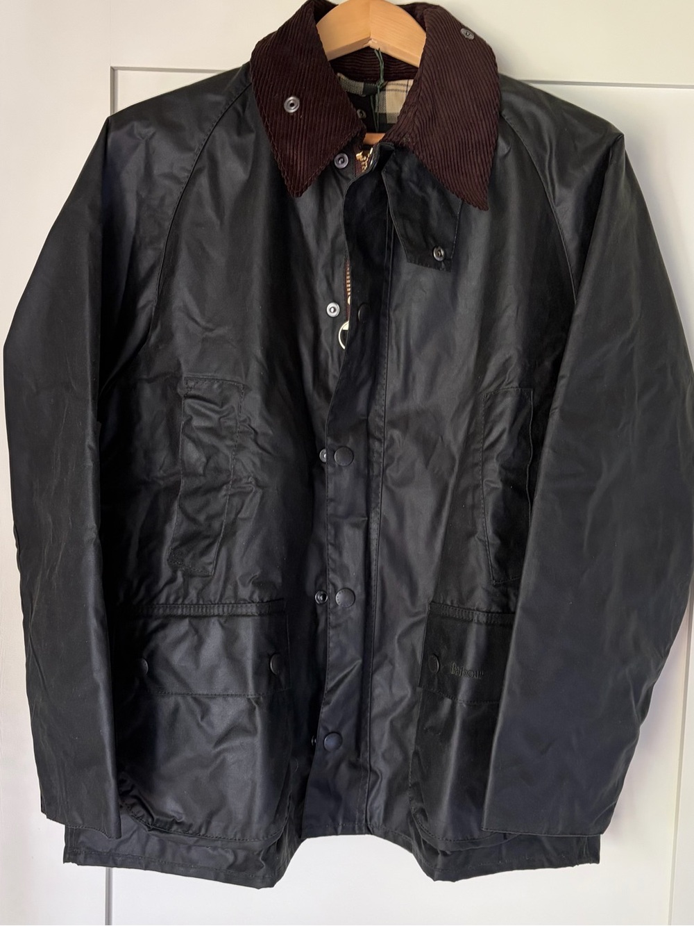 Classic Men’s Barbour Bedale Waxed Jacket in Sage